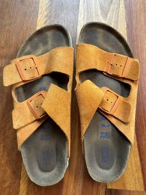 Birkenstock Arizona Soft Footbed in Russet Orange